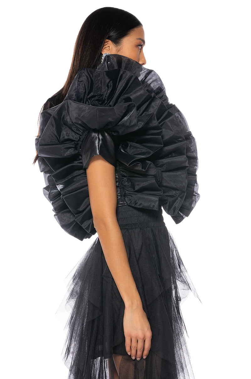 HIGH HITS AVANT GARDE RUFFLE VEST
