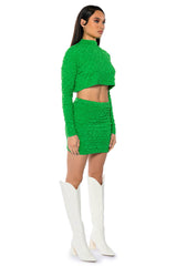 HIGHLIGHT OF YOUR DAY TEXTURED TOP