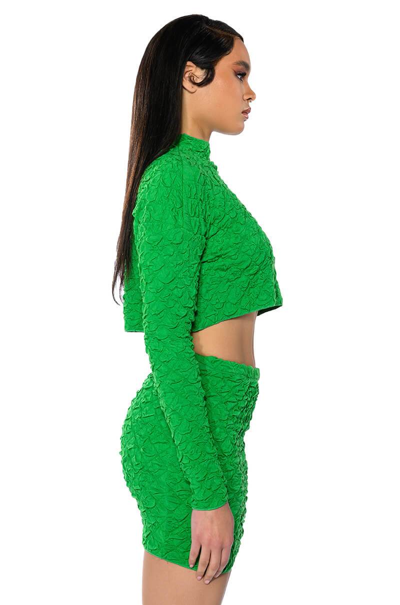 HIGHLIGHT OF YOUR DAY TEXTURED TOP