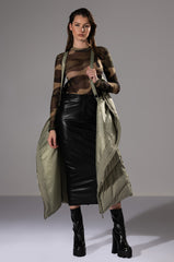 HOT TODDY SHERPA LINED PUFFER