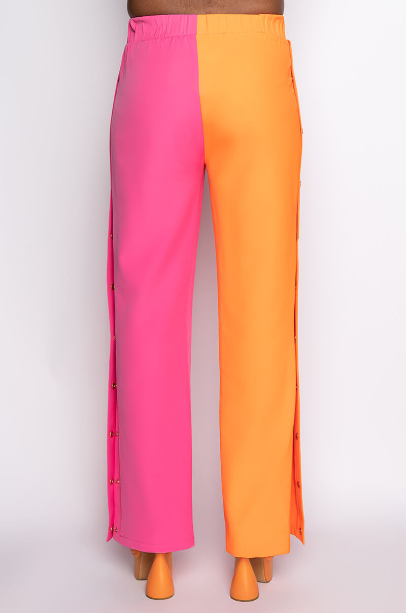 I AM ME KAZJUAN TWO TONE STRAIGHT LEG JOGGERS