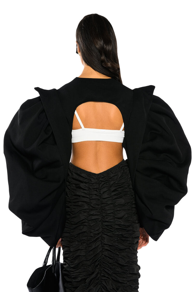 I DO IT ON THE DAILY DRAMA SLEEVE BOLERO