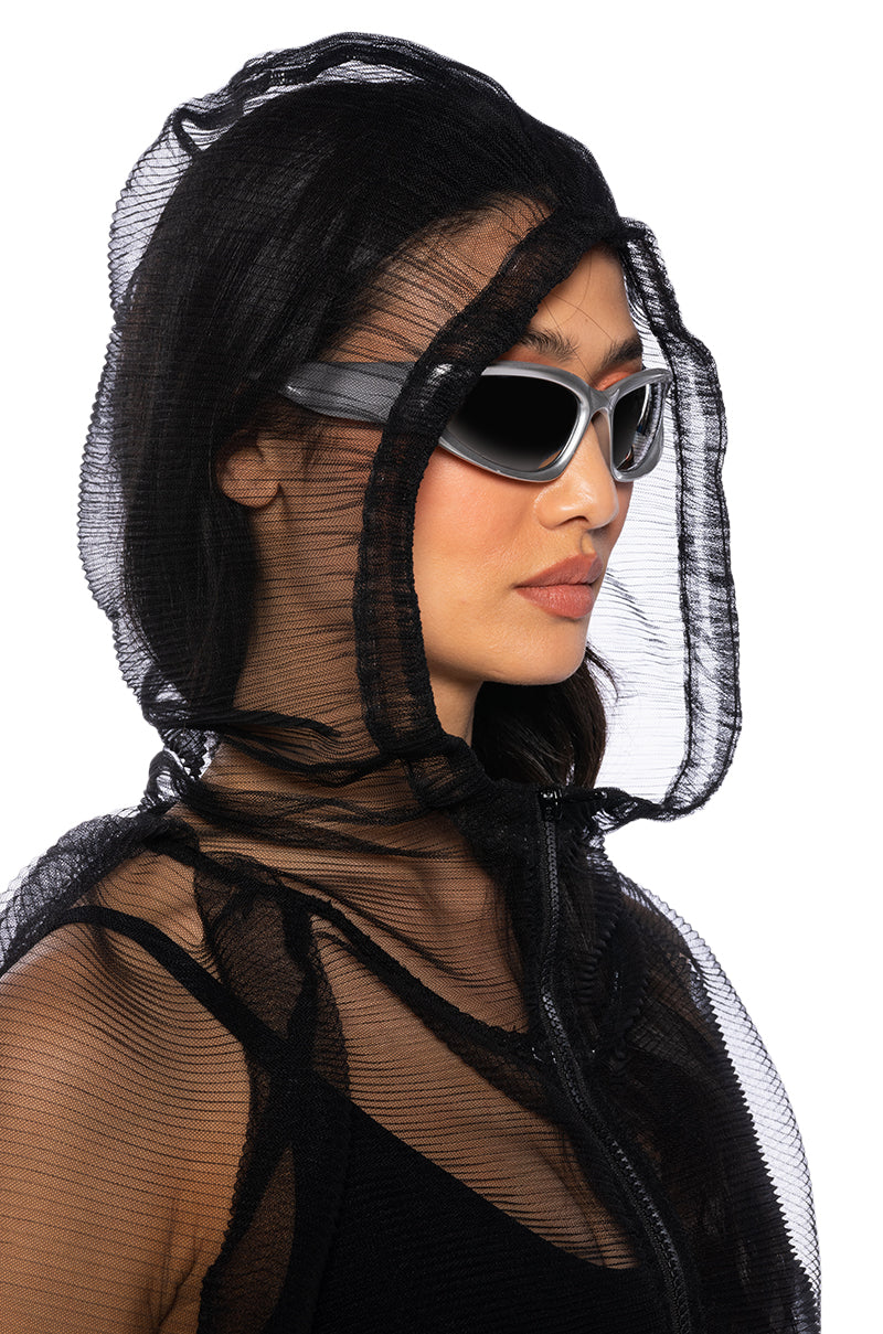I DREAM OF JEANIE MESH ZIP UP JACKET