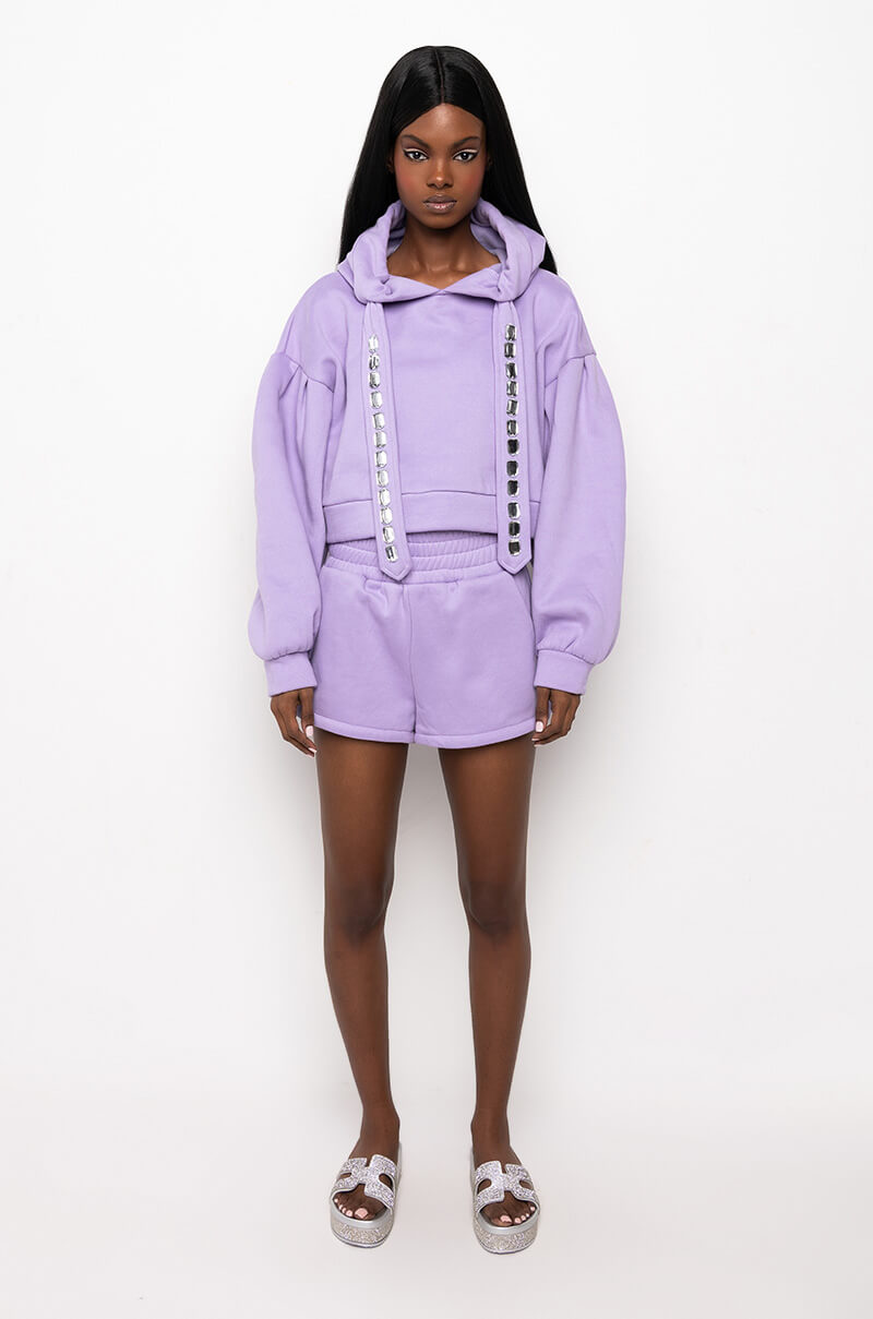 I LIKE WHAT I LIKE RHINESTONE HOODIE