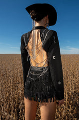 I PUT A SPELL ON YOU OPEN BACK CHARM BLAZER