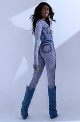 IF YOU ONLY KNEW MESH LONG SLEEVE TOP
