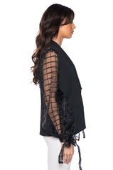 I'LL BE HERE SHEER ARM BLAZER