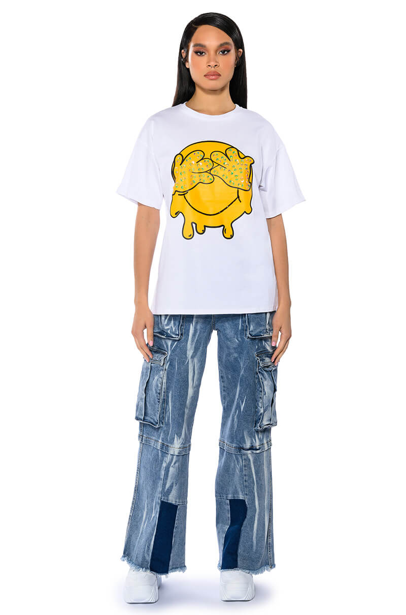 IN MY THOUGHTS ULTRA BAGGY CARGO JEANS