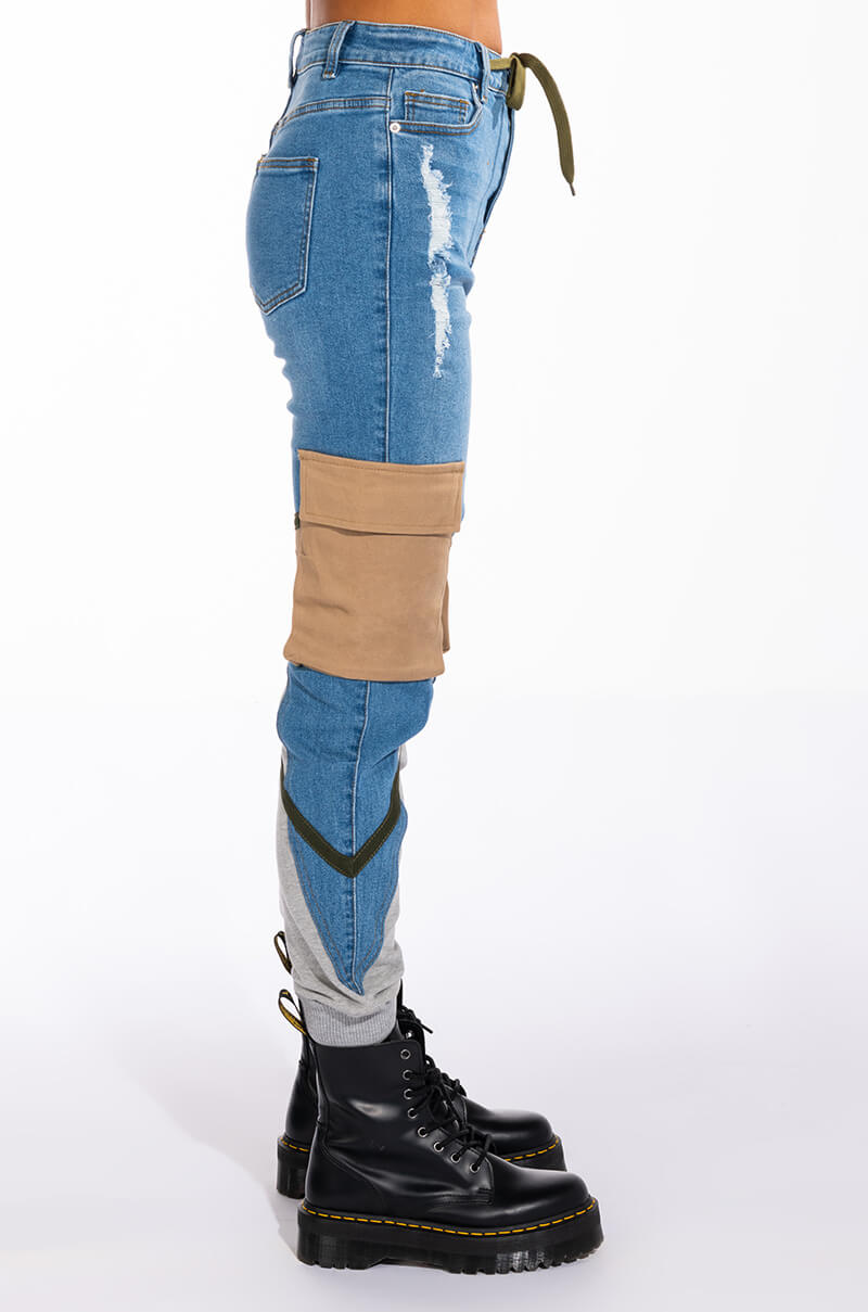 CIARA DENIM JOGGERS