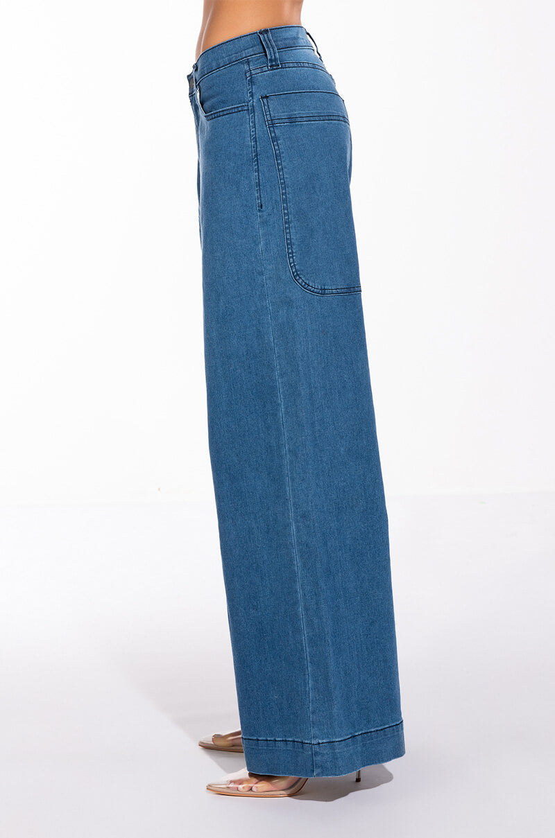 LIVIE EXTRA WIDE DENIM PANT