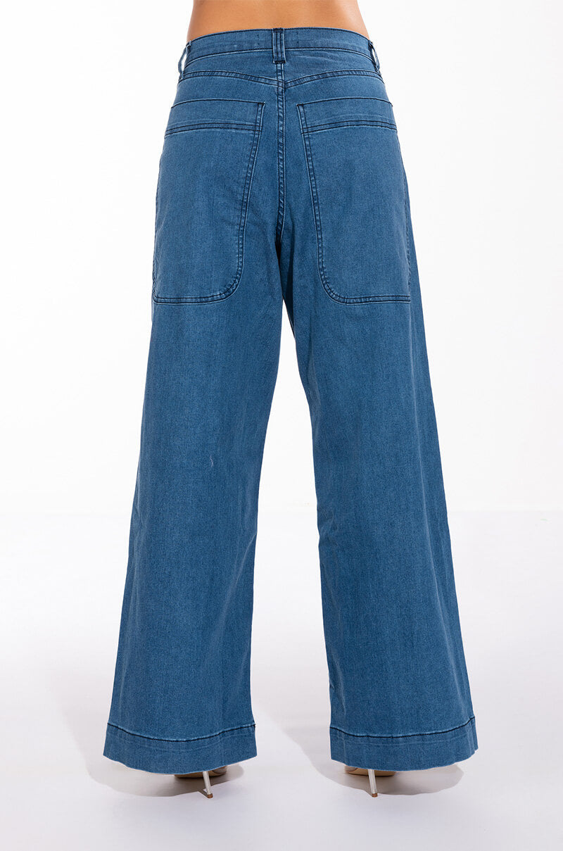 LIVIE EXTRA WIDE DENIM PANT