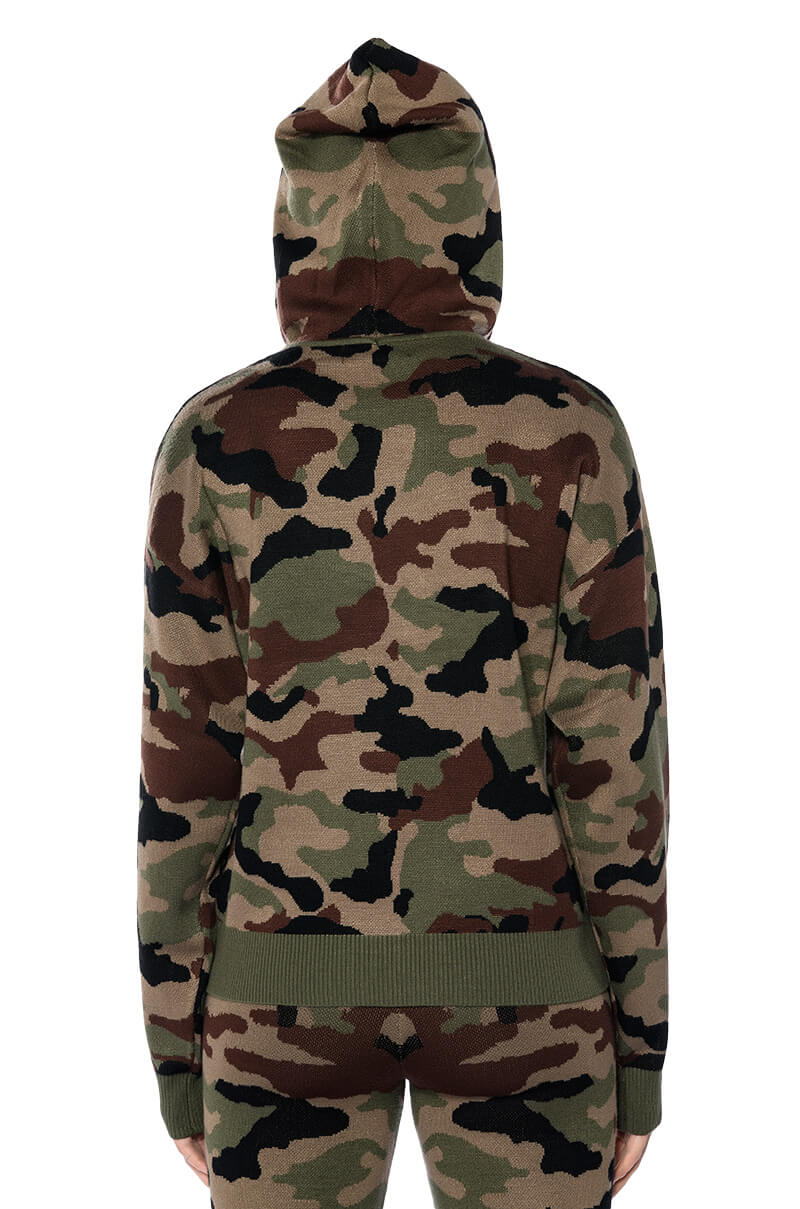 INCOGNITO MODE KNIT HOODIE
