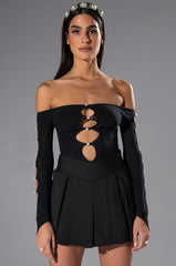 INDEPENDANT V FRONT PLEATED MINI SKORT