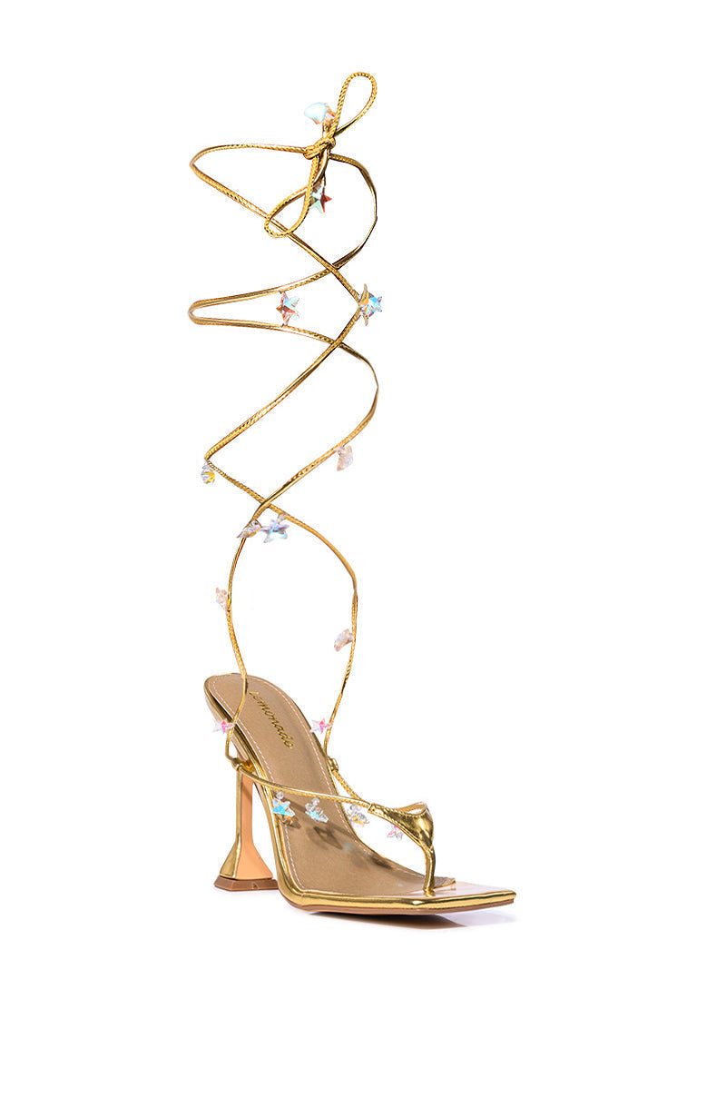 ISLA STAR STRAPPY SANDAL IN GOLD