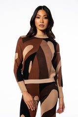 ISLAND DREAMIN MOCK NECK SWEATER