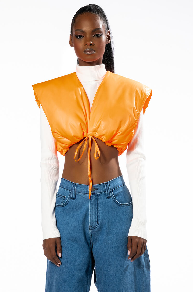 JOSS WRAP CROP TANK TOP