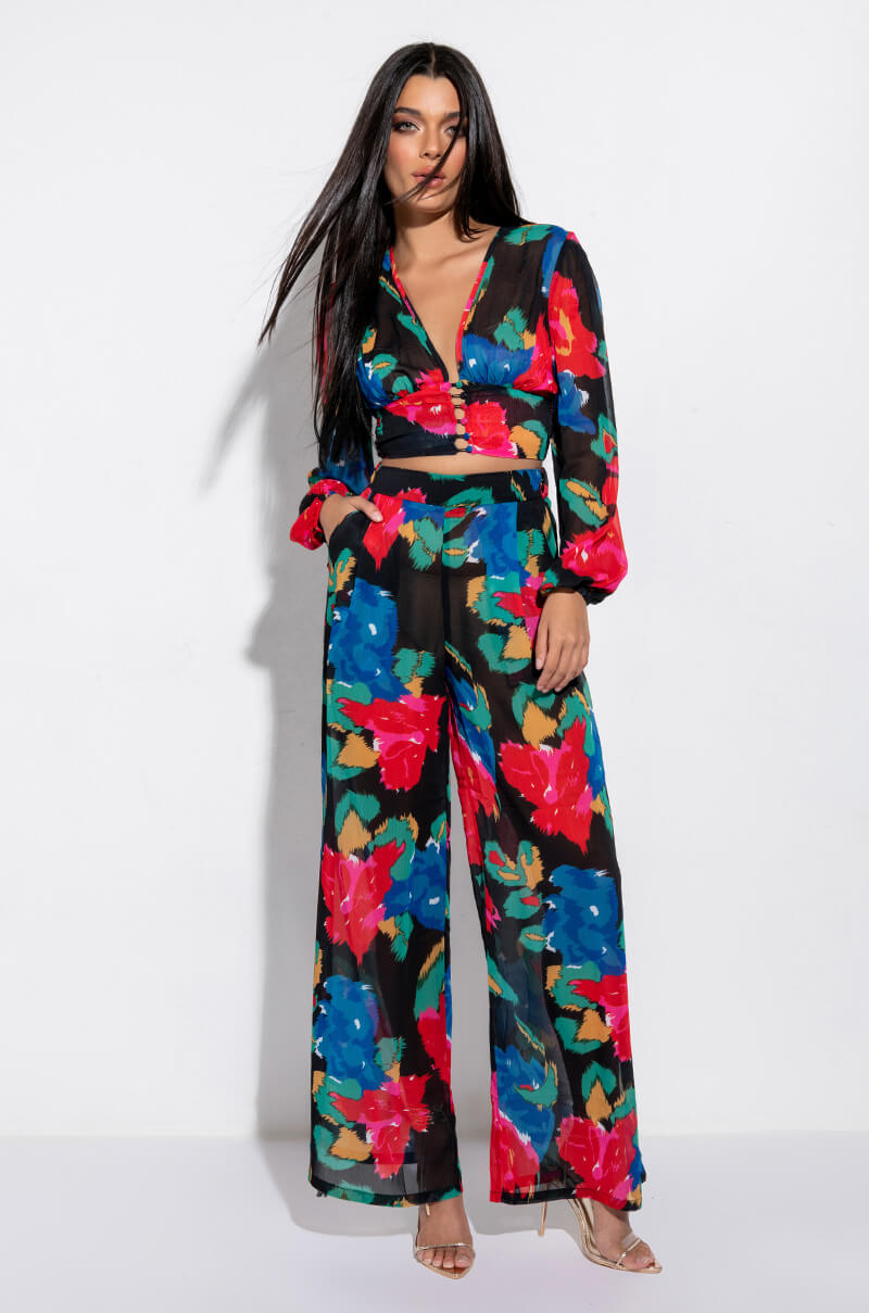 ELISABETTA BUTTON FRONT LONG SLEEVE BLOUSE
