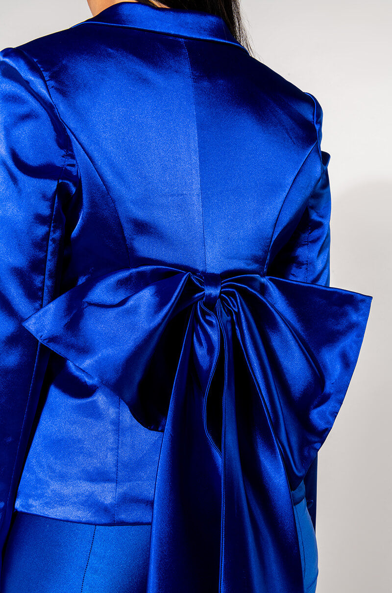 GOLDEN BIRTHDAY BLAZER WITH BOW