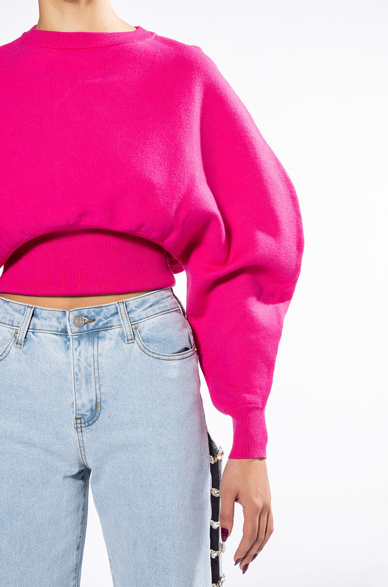 JULIET DOLMAN SLEEVE SWEATER