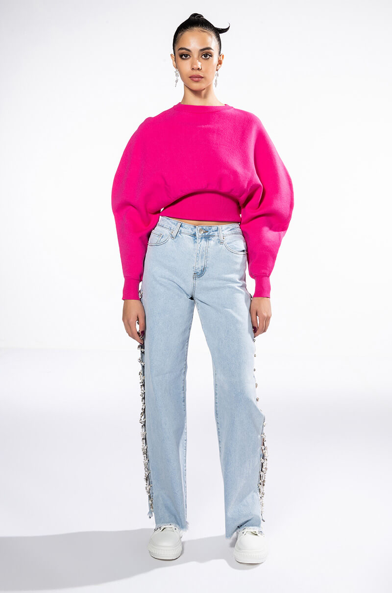 JULIET DOLMAN SLEEVE SWEATER