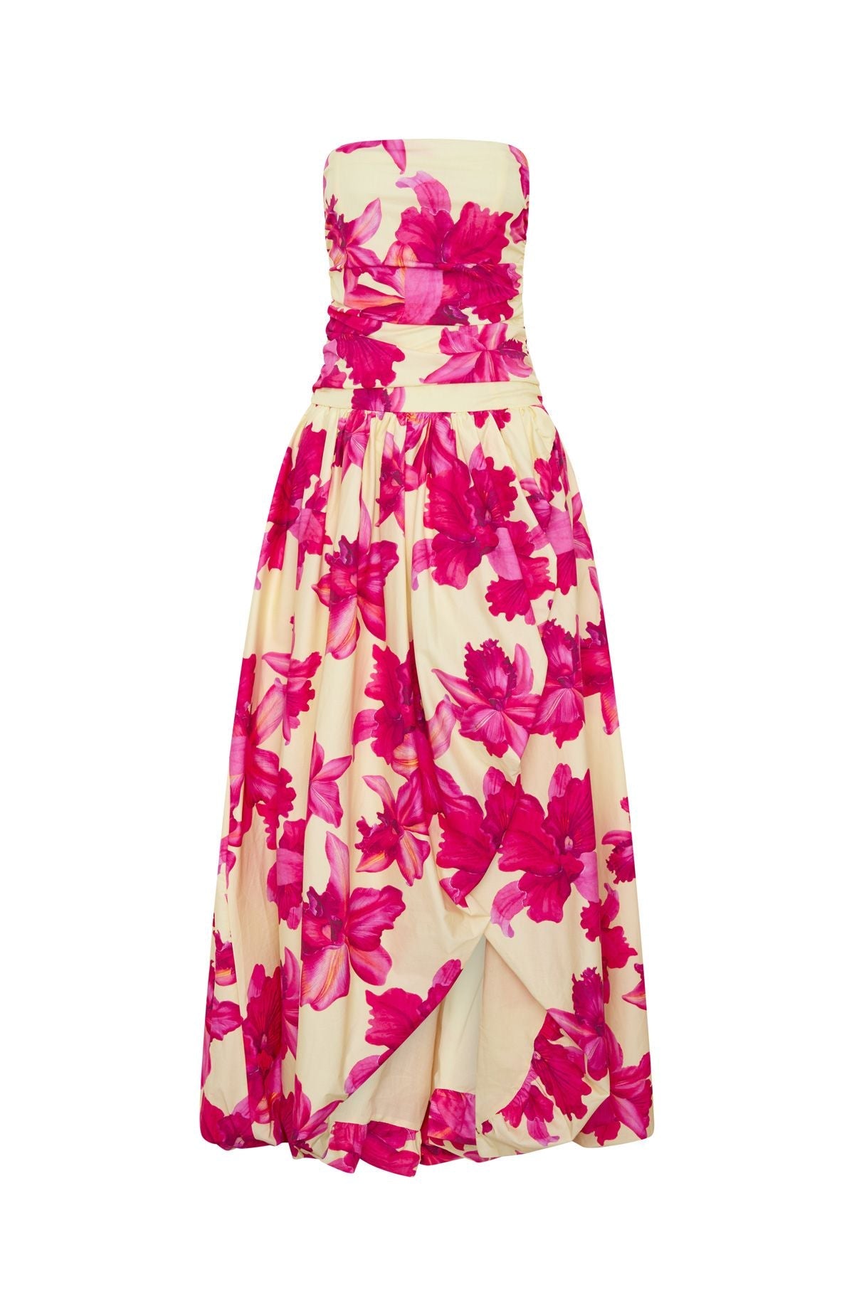 Keep My Promise Strapless Maxi Dress Siena Bloom