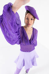 KAHANU FLOWY CHIFFON BLOUSE