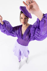 KAHANU FLOWY CHIFFON BLOUSE