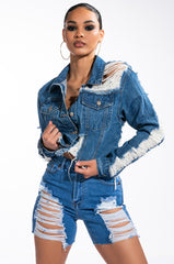 KRISTIN DISTRESSED SHORTS