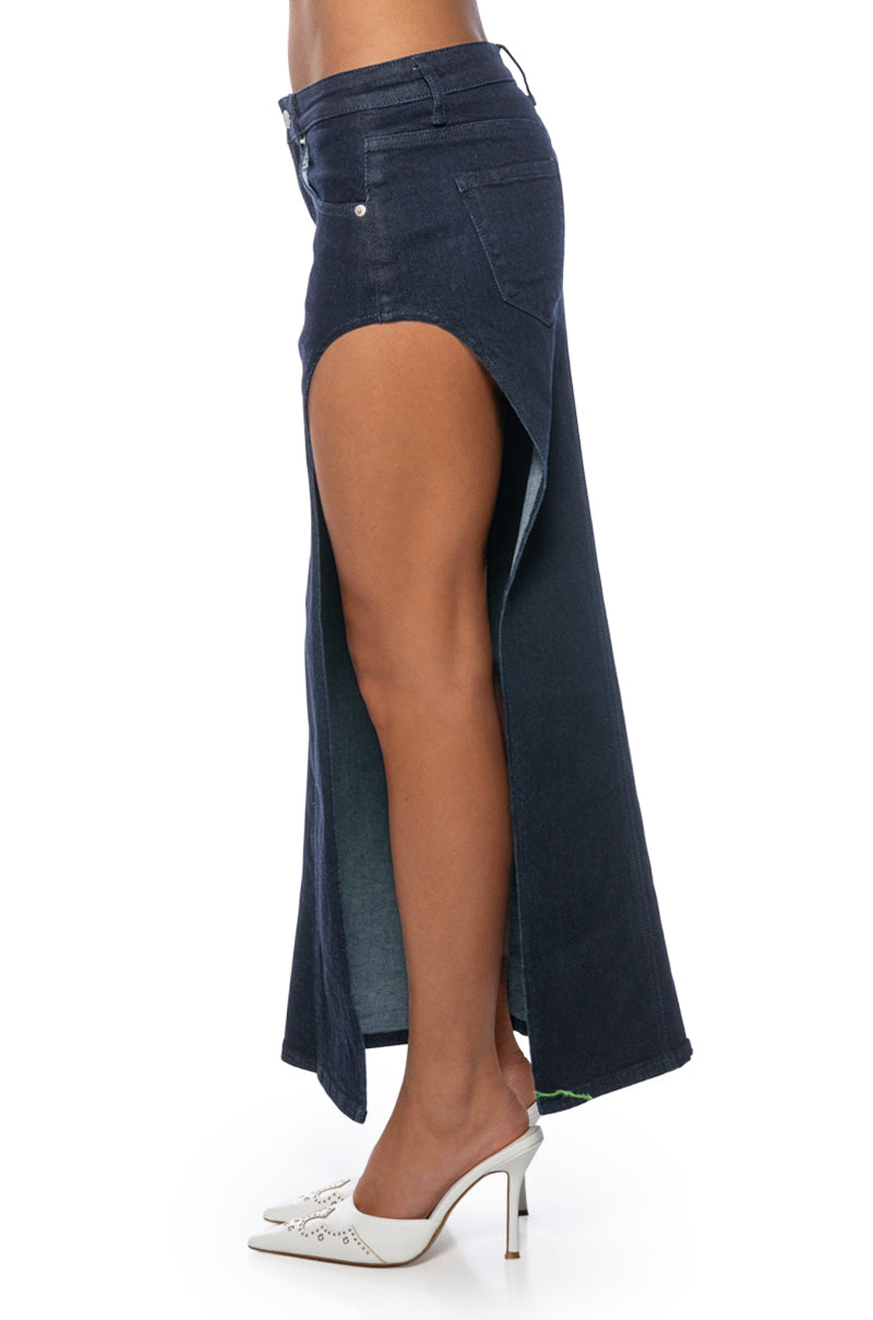 MAMI LONG LEG MID SKIRT