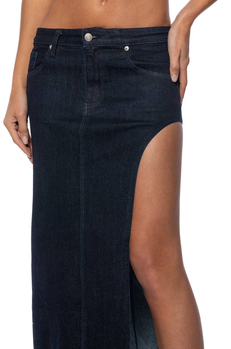 MAMI LONG LEG MID SKIRT