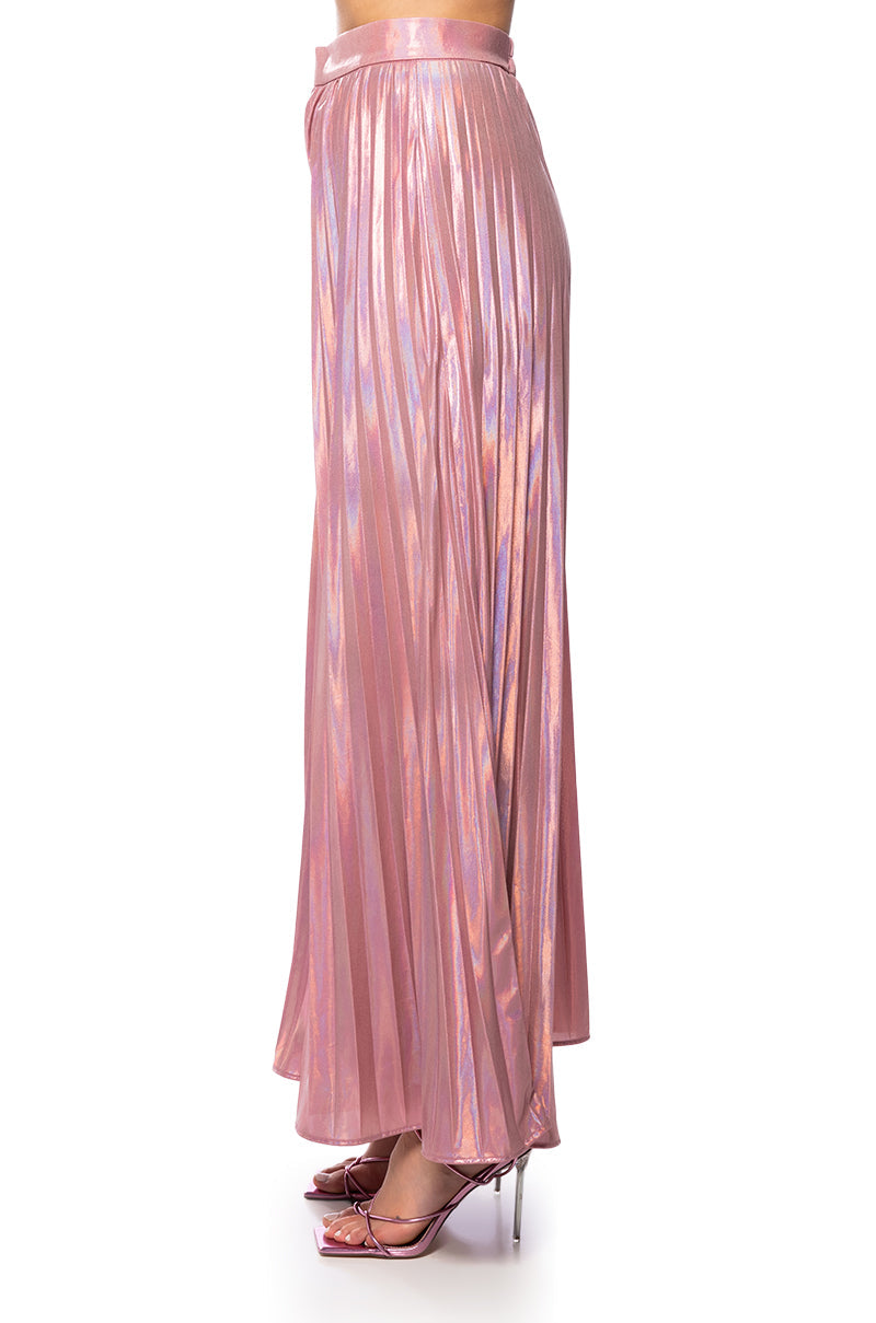 KEIRA METALLIC PALAZZO PANT