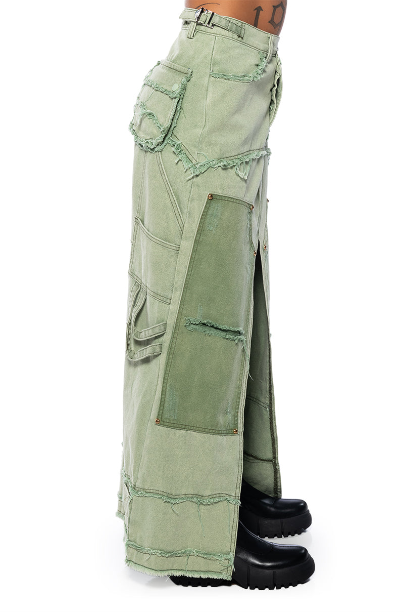KENNA FRONT SLIT MAXI SKIRT