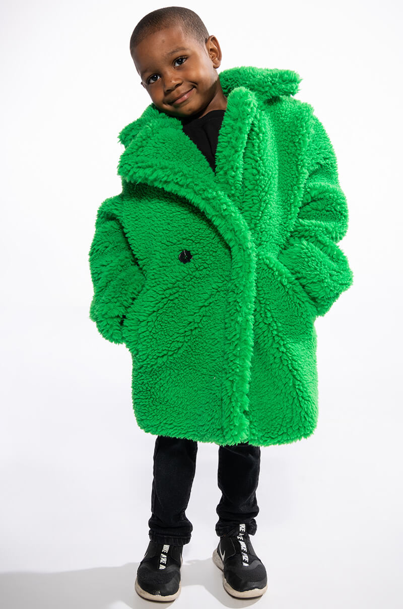 NAOMI TEDDY TRENCH IN KIDS