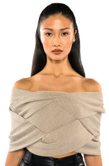 KNOT YOUR AVERAGE GAL KNIT TOP