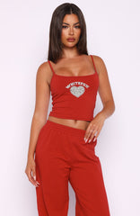 Heart Gone Wild Singlet Red