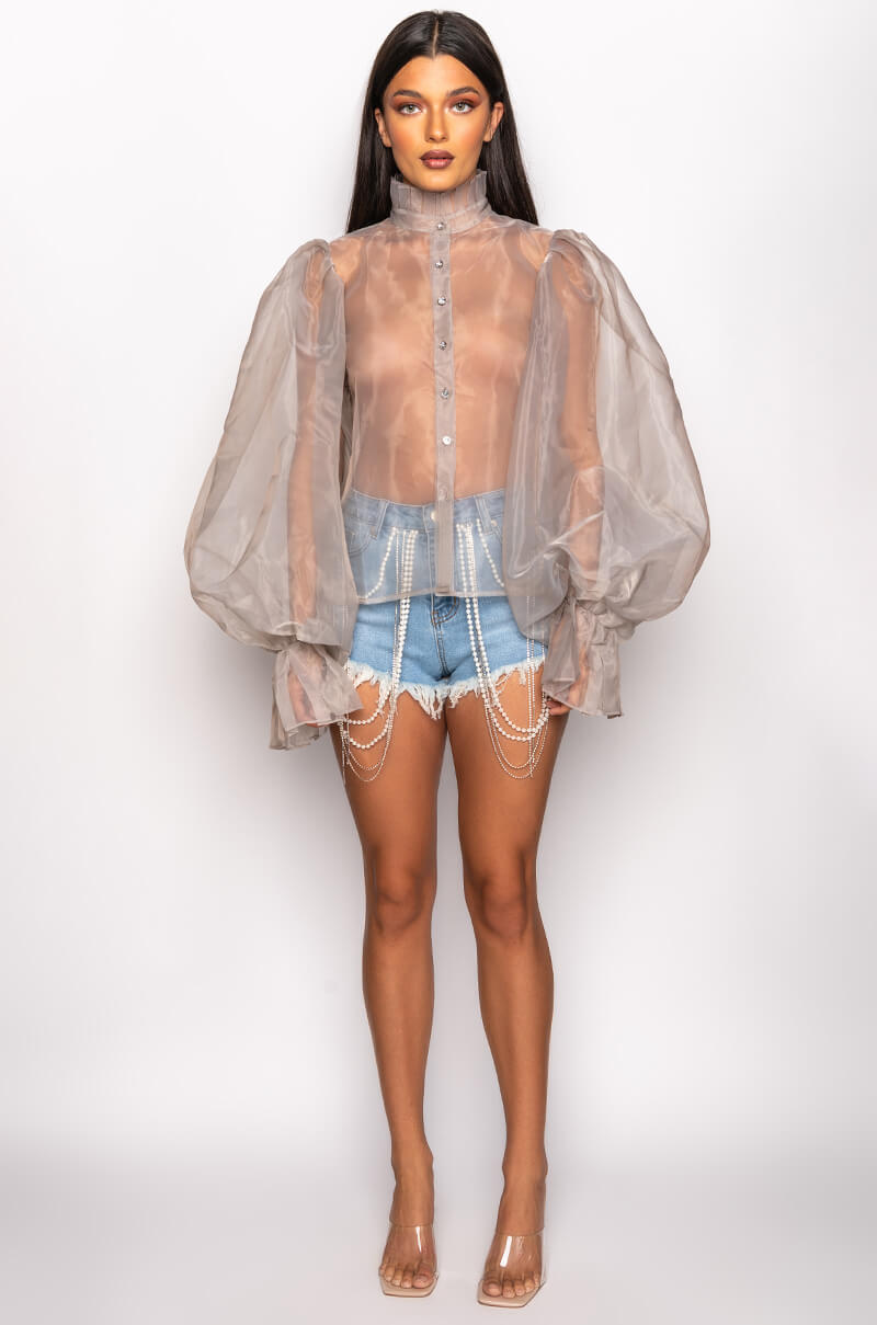LADY LIKE PUFF SLEEVE BLOUSE