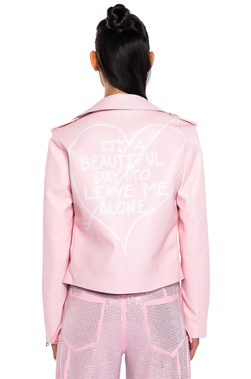 LEAVE ME ALONE MOTO JACKET