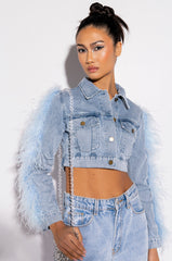 LIGHT AS A FEATHER DENIM JACKET