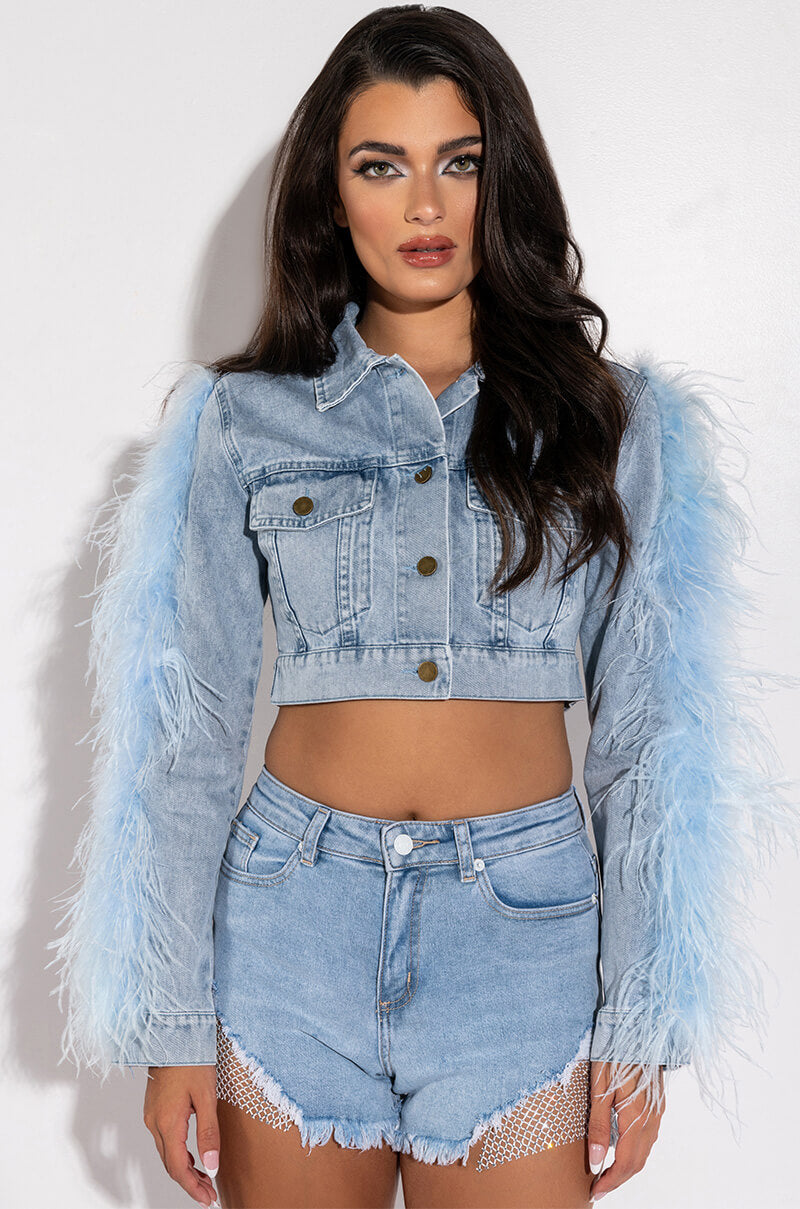 LIGHT AS A FEATHER DENIM JACKET