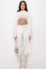LIKE I NEED YOU HIGH LOW SWEATER TOP