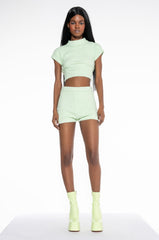 LIL SHORTIE KNIT BOOTY SHORTS