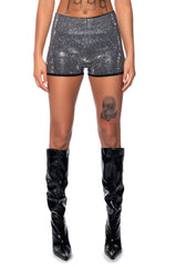 LINE UP EMBELLISHED CLUB SHORTS