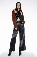 CELESTE CHAIN SHRUG SWEATER