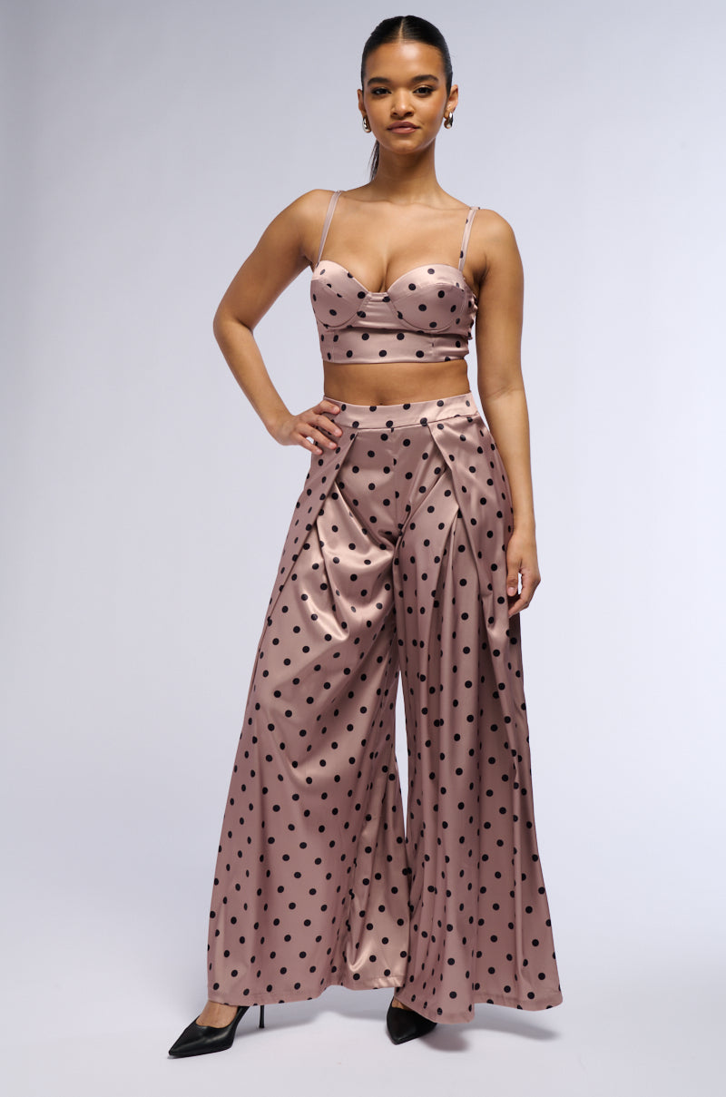 LORRAINE POLKA DOT BUSTIER