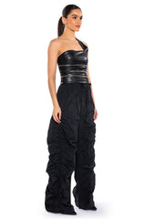 LOTTI RUCHED NYLON JOGGER