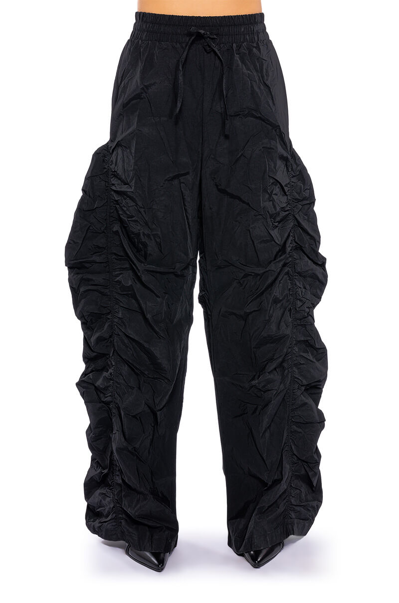 LOTTI RUCHED NYLON JOGGER