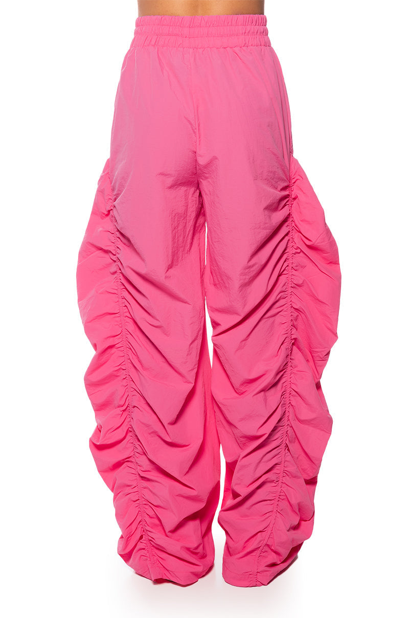LOTTI RUCHED NYLON JOGGER