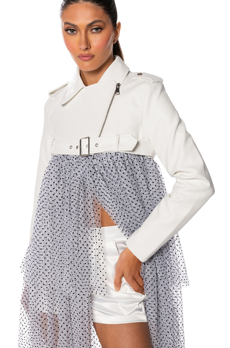 LOVE AND MEMORIES MAXI MOTO JACKET