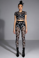 LOVE ON LOCKDOWN MESH LEGGING