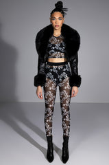LOVE ON LOCKDOWN MESH LEGGING